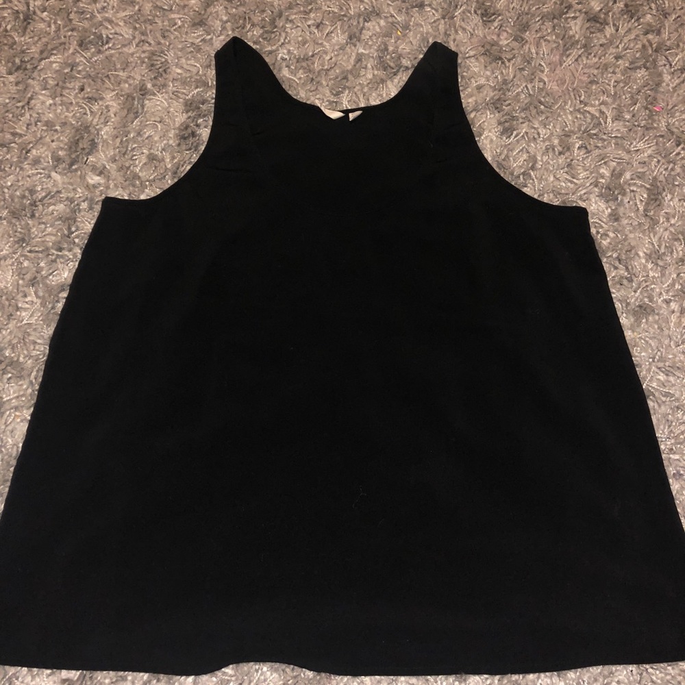 Black tank top